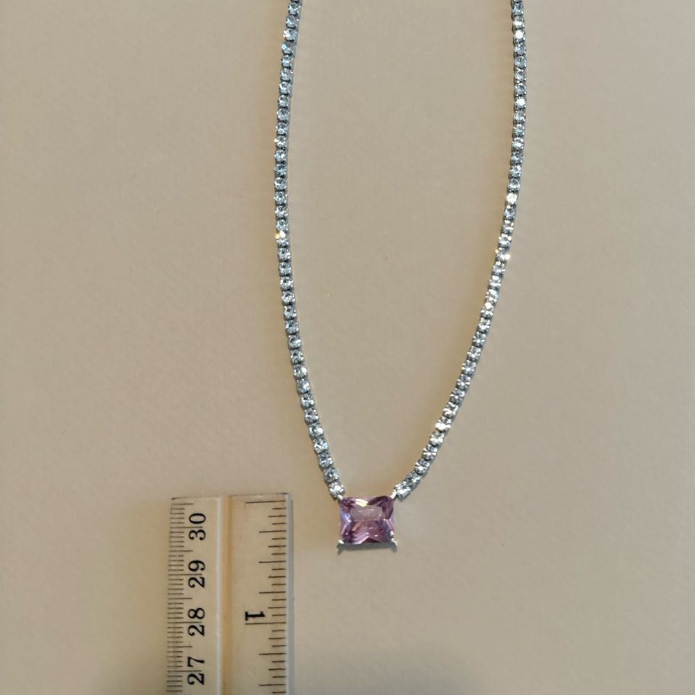 Tennis necklace #1326 - Picture 4 of 4